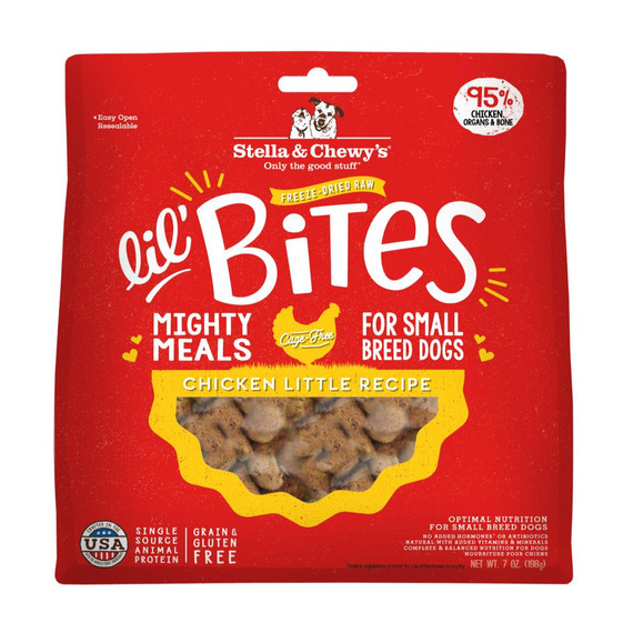 SC DOG LIL BITES CHICKEN FD 7OZ