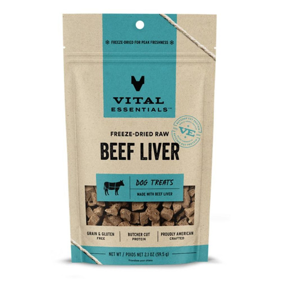 VE DOG BEEF LIVER FD TREAT 2.1OZ