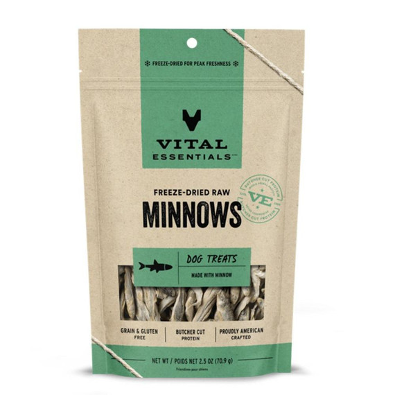 VE DOG MINNOWS FD TREAT 2.5OZ