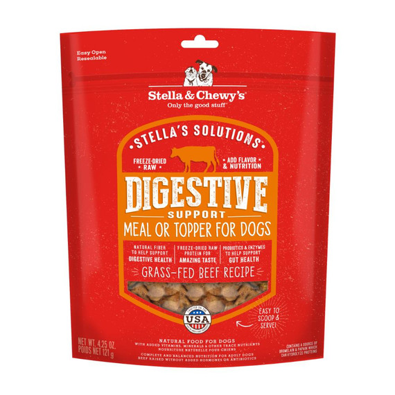 SC DOG SOLUTIONS DIGESTIVE SUPPORT GRASS FED BEEF 4.25OZ