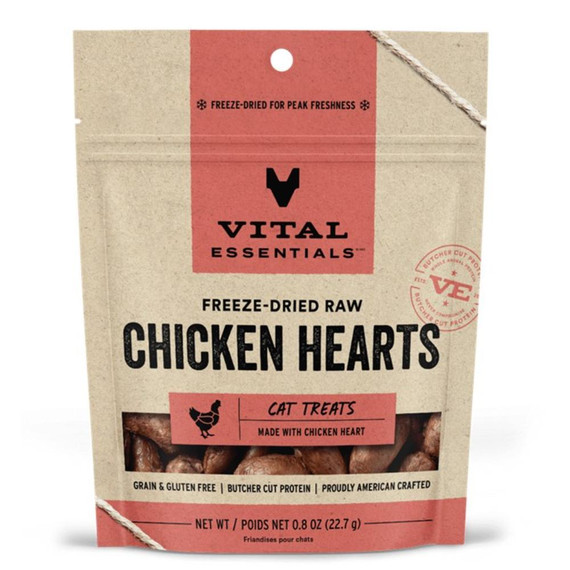 VE CAT CHICKEN HEARTS FD TREAT 0.8OZ