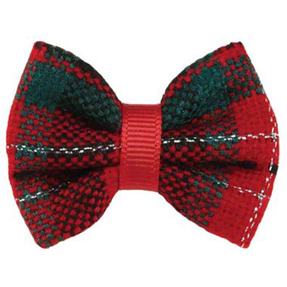 Aria Yuletide Tartan Bow