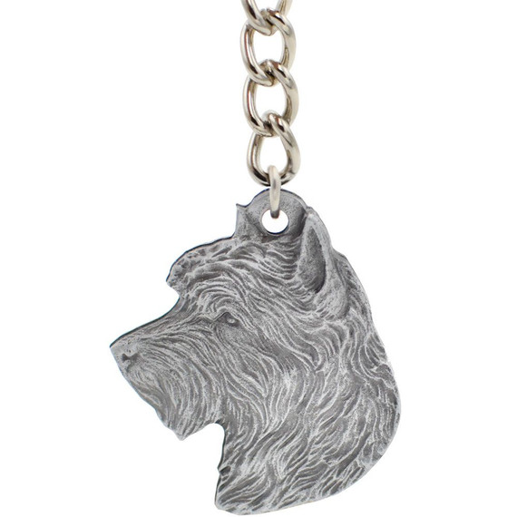 Dog Breed Keychain USA Pewter - Australian Terrier (2.5) Dog Breed Keychain USA Pewter - Australian Terrier (2.5)