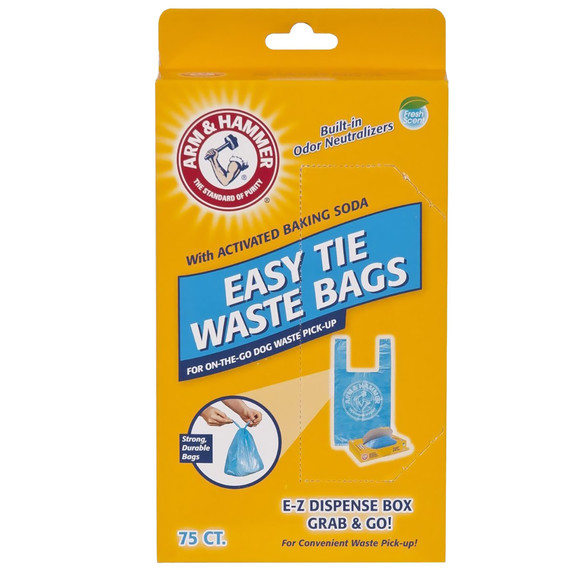 Arm & Hammer Easy-Tie Waste Bags (75 Count)
