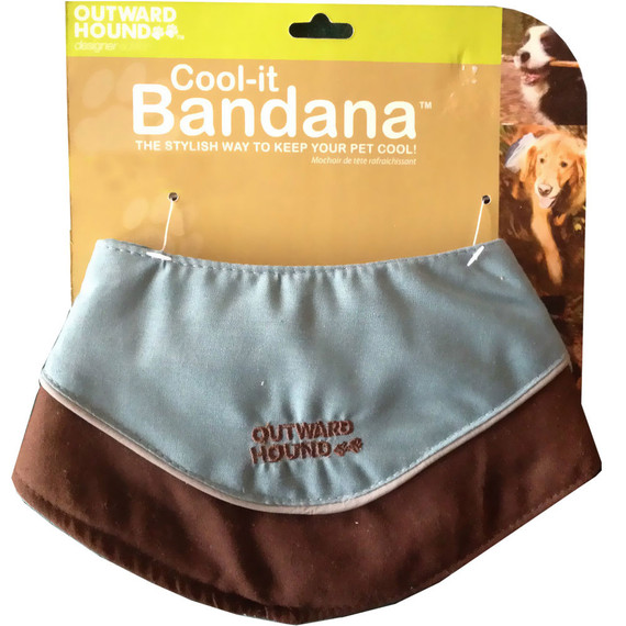 Outward Hound Cool-it Bandana BLUE - LARGE