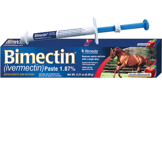 Bimectin Dewormer Paste for Horses - Apple Flavor (6.08 g)