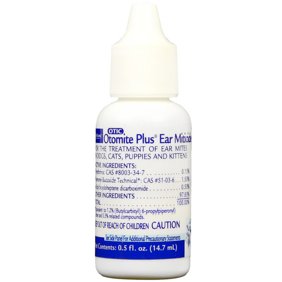 Otomite Plus Ear Mite Treatment (14.7 ml) by Virbac