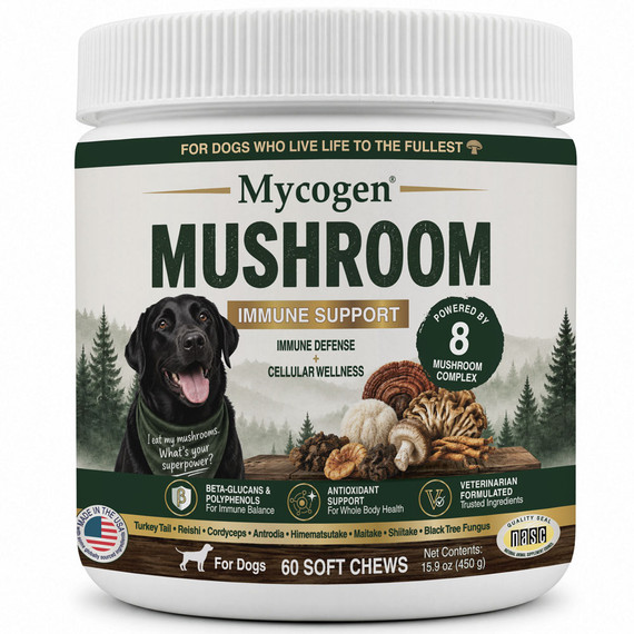 Mycogen Immune System Support for Dogs (60 Soft Chews)