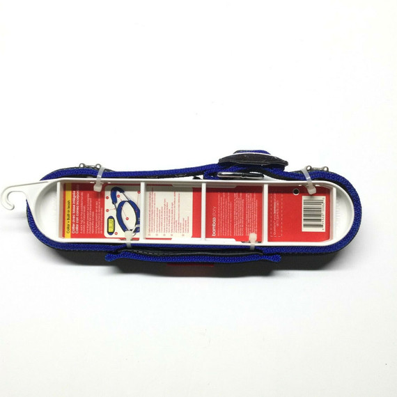 Bamboo Quick Control - Collar + Built-in Leash - Blue (Medium)