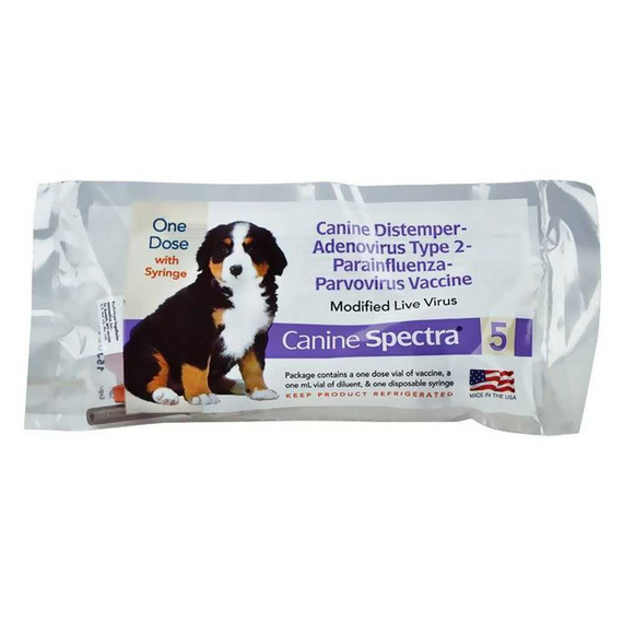 Canine Spectra 5 for Dogs - Vaccine 1 Dose - [Immune Support]