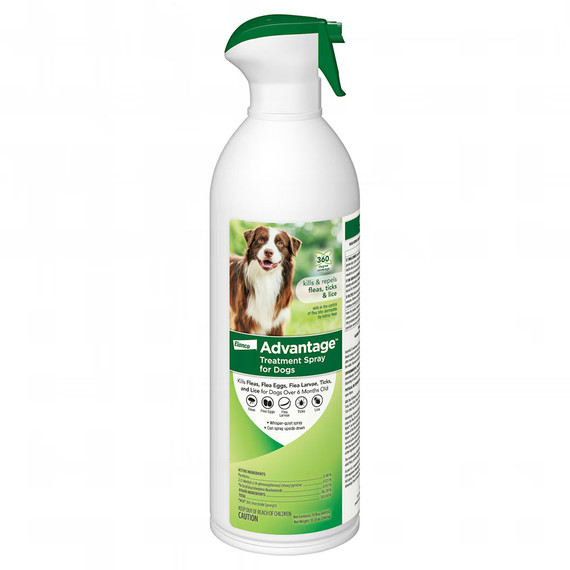 Advantage Treatment Spray for Dogs, 15-oz