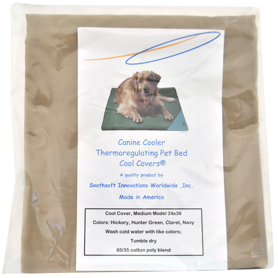 Canine Cooler Bed Cover Claret Neutral - Medium