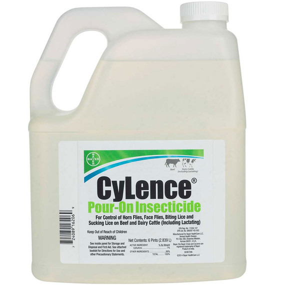 CyLence Pour-On Insecticide, 6 Pint bottle CyLence Pour-On Insecticide, 6 Pint bottle