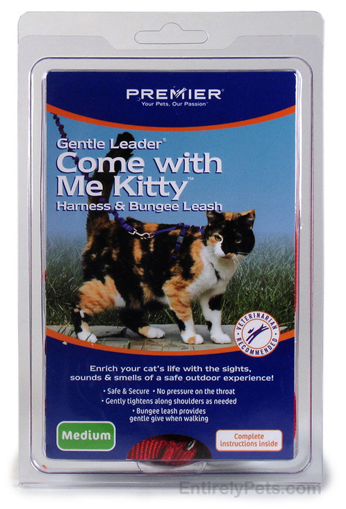 Come with Me Kitty Harness & Bungee Leash - MEDIUM / LILAC Come with Me Kitty Harness & Bungee Leash - MEDIUM / LILAC