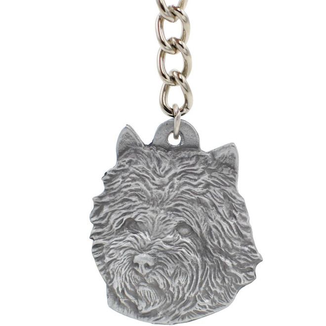 Dog Breed Keychain USA Pewter - Cairn Terrier (2.5) Dog Breed Keychain USA Pewter - Cairn Terrier (2.5)