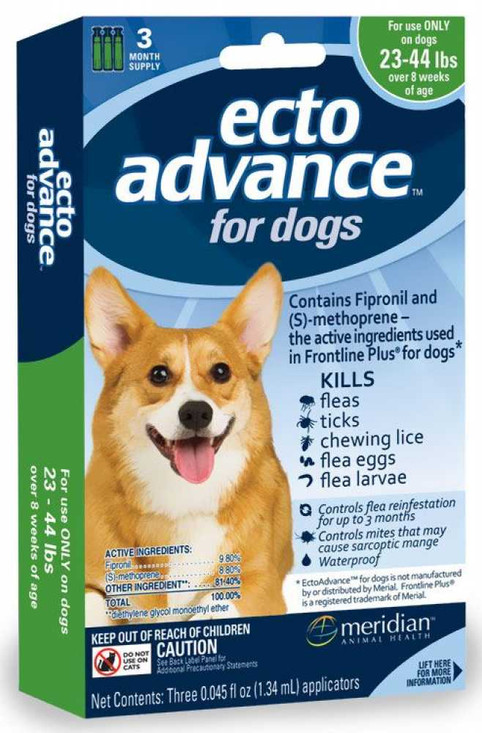 3 MONTH EctoAdvance for Dogs 23-44 lbs