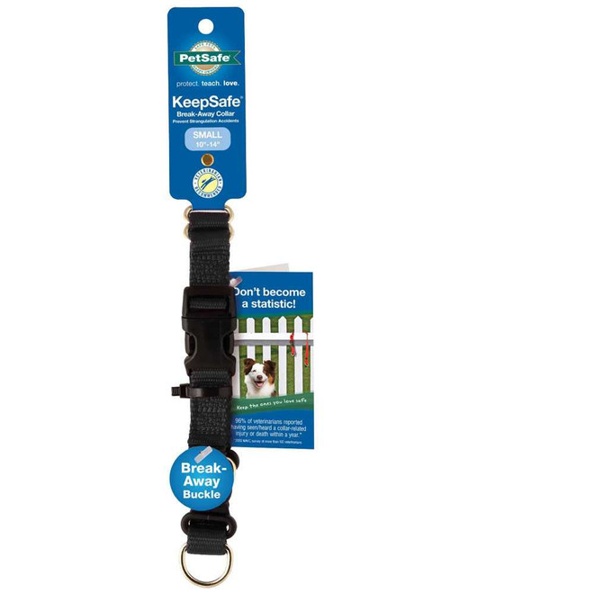 KeepSafe Break-Away Collar Black 3/4 in - Medium KeepSafe Break-Away Collar Black 3/4 in - Medium