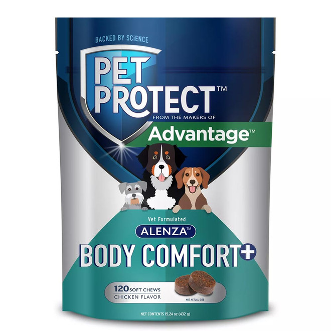 Pet Protect Alenza Body Comfort Dogs Supplement - Chicken Flavor (60 Soft Chews)