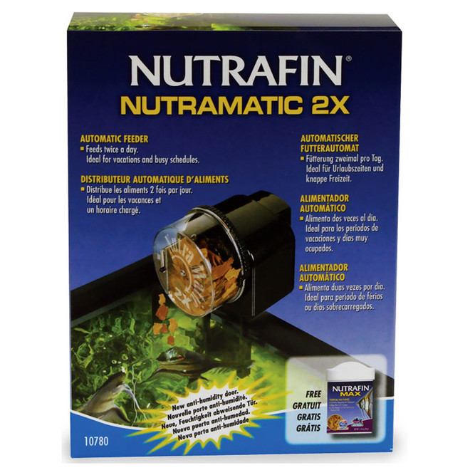 Nutrafin Nutramatic 2X Automatic Fish Food Feeder Nutrafin Nutramatic 2X Automatic Fish Food Feeder
