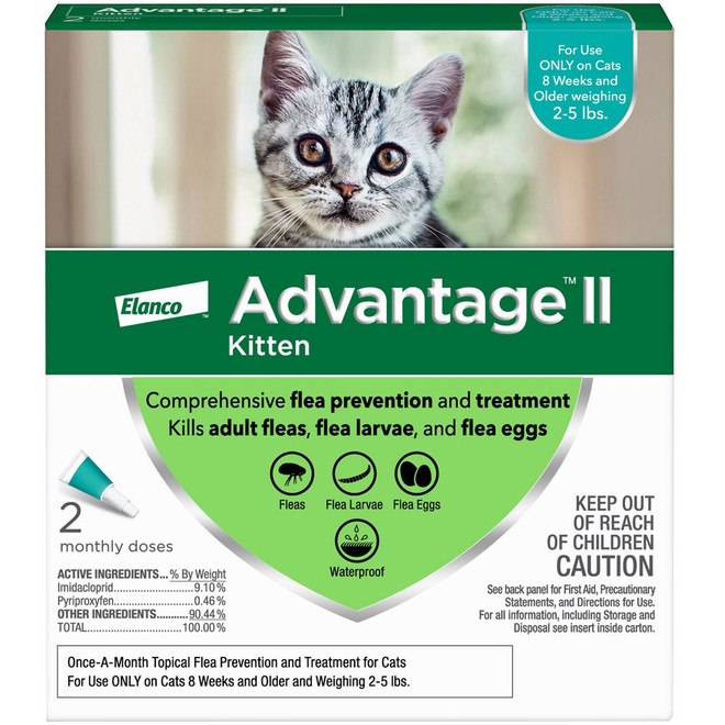 Advantage II Flea Control for Cats and Kittens
