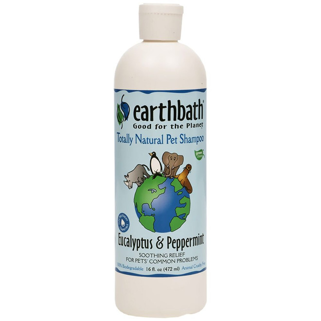 Earthbath Natural Pet Shampoo - Eucalyptus & Peppermint (16 oz)
