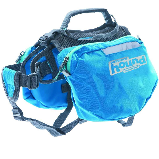 Outward Hound Quick Release Dog Backpack Blue - Large Outward Hound Quick Release Dog Backpack Blue - Large