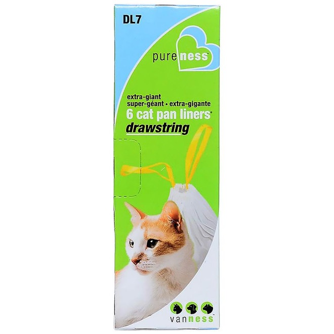 Van Ness Drawstring Cat Pan Liners - X-Giant (6 Pack)