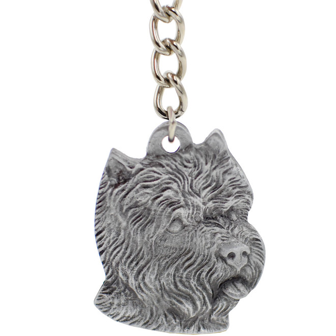 Dog Breed Keychain USA Pewter - West Highland Terrier (2.5)