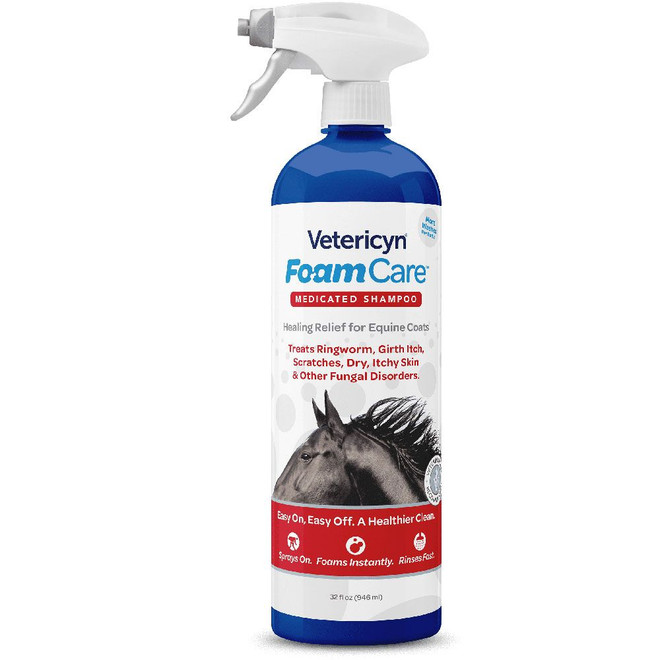 Vetericyn FoamCare Shampoos for Horses
