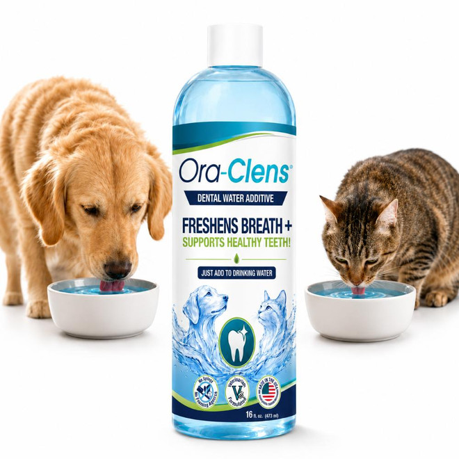Ora-Clens Water Additive for Dogs & Cats (16 fl oz)