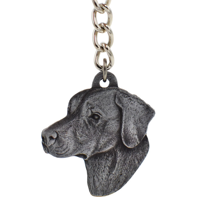 Dog Breed Keychain USA Pewter - Rhodesian Ridgeback (2.5)