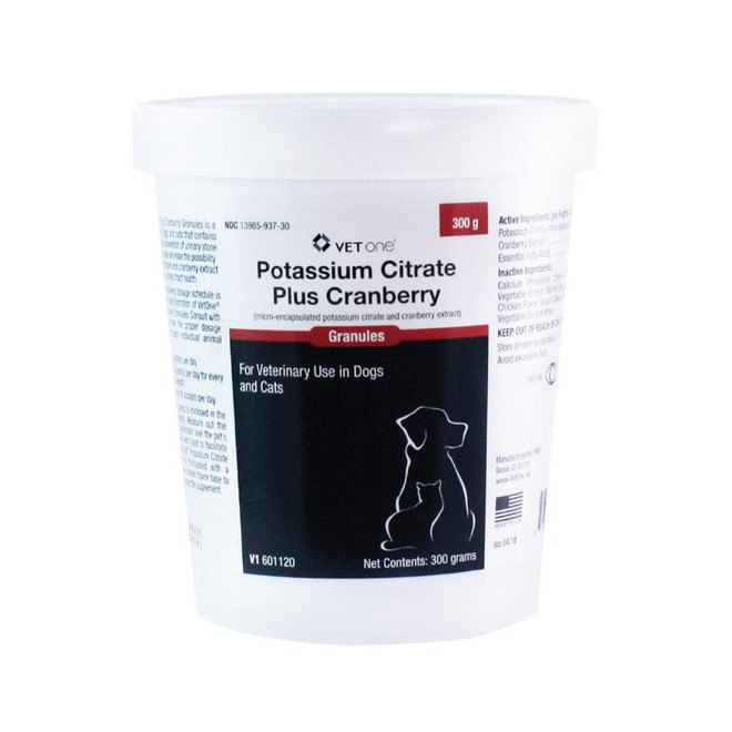 VetOne Potassium Citrate Plus Cranberry Granules (300 gm)