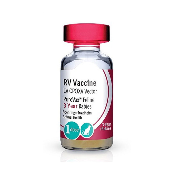 PUREVAX Feline Rabies 3 year, 0.5 ml dose, 10x1 dose