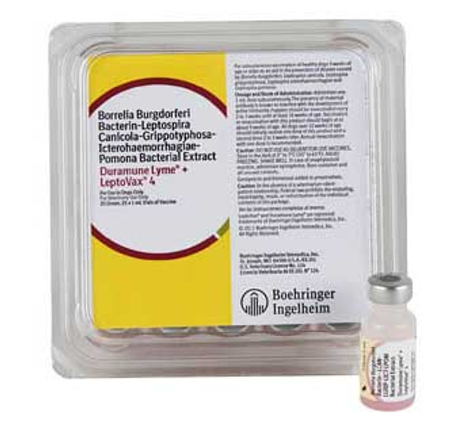 Duramune Lyme + LeptoVax4/C (25 Doses) Duramune Lyme + LeptoVax4/C (25 Doses)