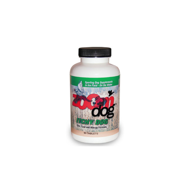 Zoom Dog Itchy Dog Skin, Coat & Allergy Formula (60 Tabs)