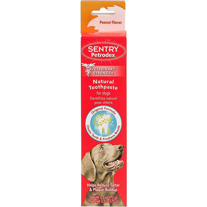 Sentry HC Petrodex Natural Toothpaste Dogs Peanut Flavor (2.5 oz)