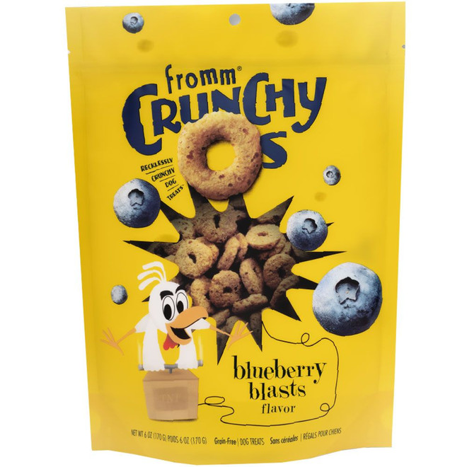 Fromm Crunchy O's Blueberry Blasts with Chicken (6 oz)