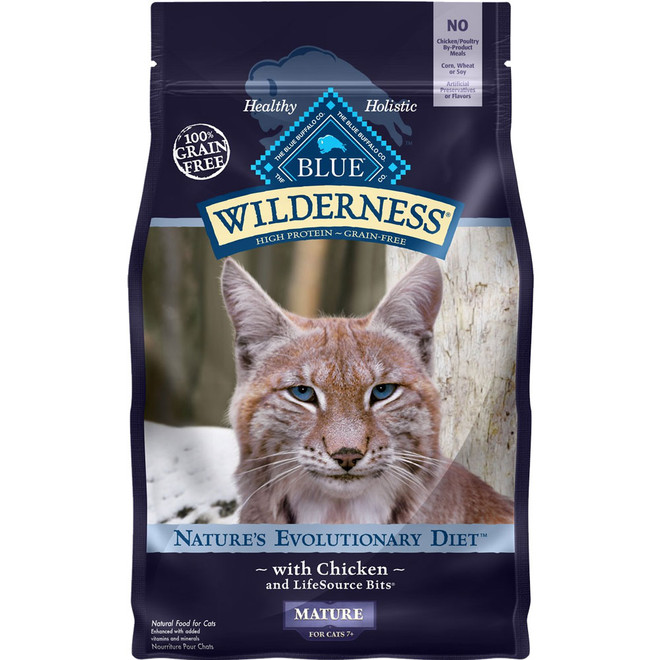 Blue Buffalo Wilderness Grain Free - Chicken Recipe for Cats (5 lb)