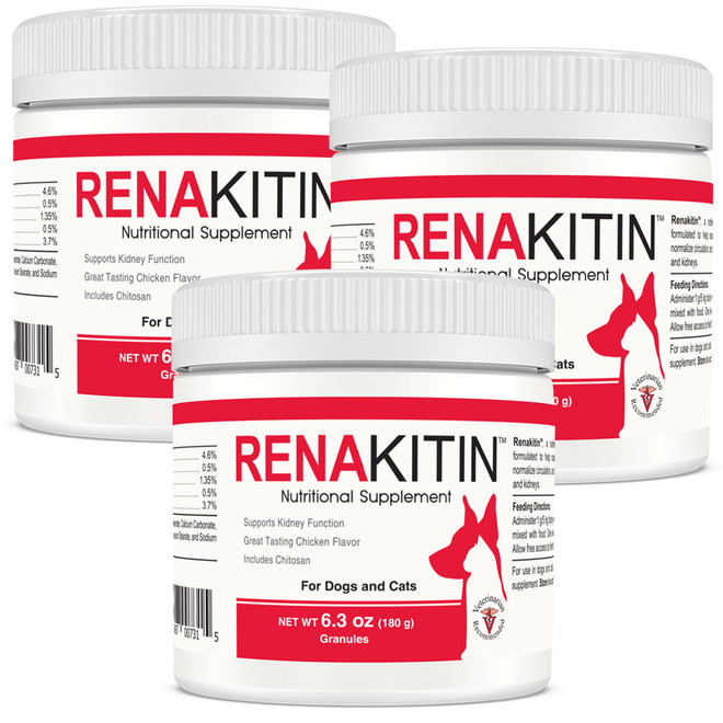 3-PACK Renakitin for Dogs & Cats (180 gm)