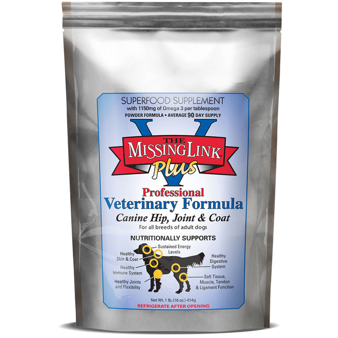 The Missing Link® Professional Veterinary Canine Supplement Plus Glucosamine for Dogs (1 lb)