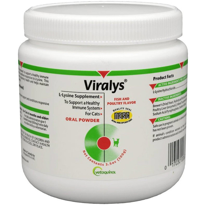 Vetoquinol Viralys (L-Lysine) Powder