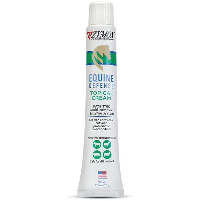 Zymox Equine Defense for Horse - Topical Cream - 2.5 oz. tube - [Chronic Skin & Hoof Conditions]