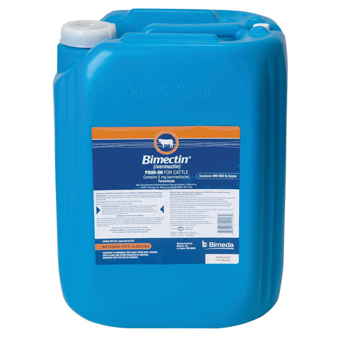 Bimectin Pour On for Cattle 20L