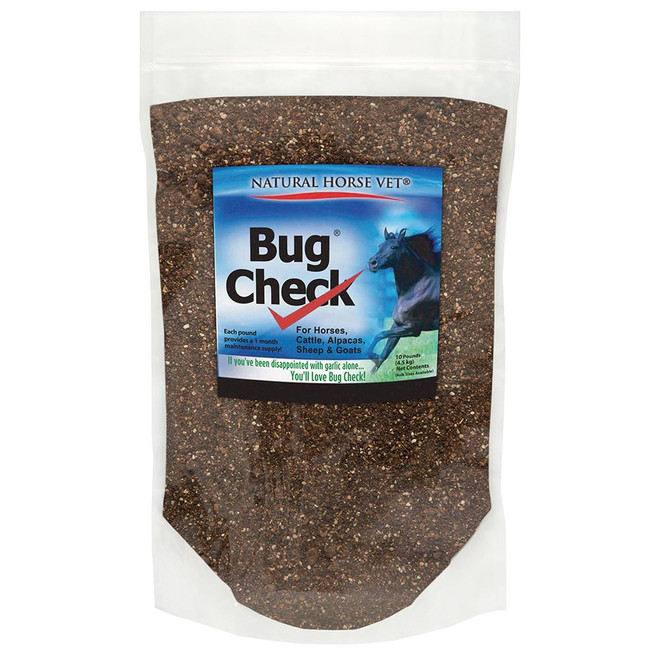 Natural Horse Vet Bug Check for Horses, Cattle, Sheep & Goats (10 lb) - [Pesticide]