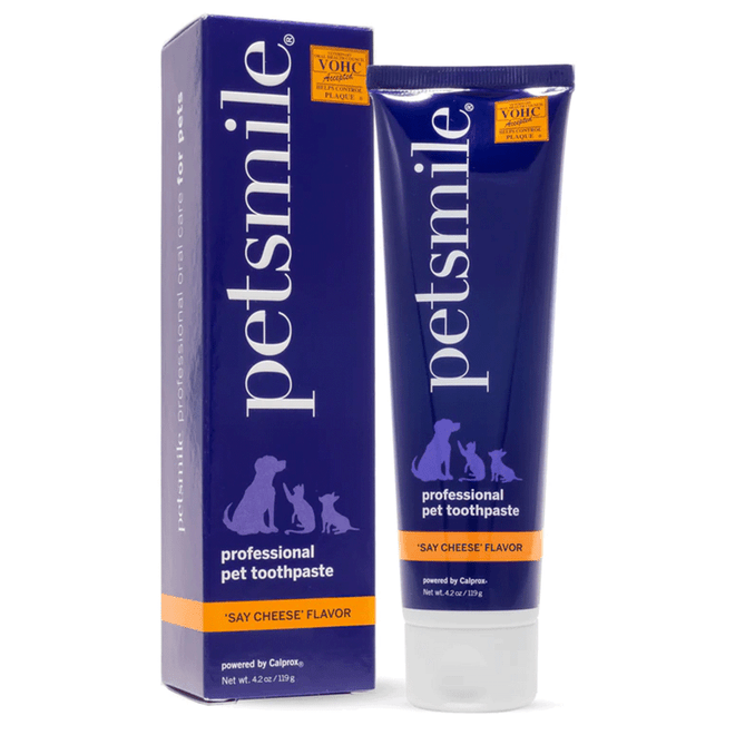 Petsmile Professional Pet Toothpaste for Dogs & Cats - Cheese Flavor (4.2 oz)