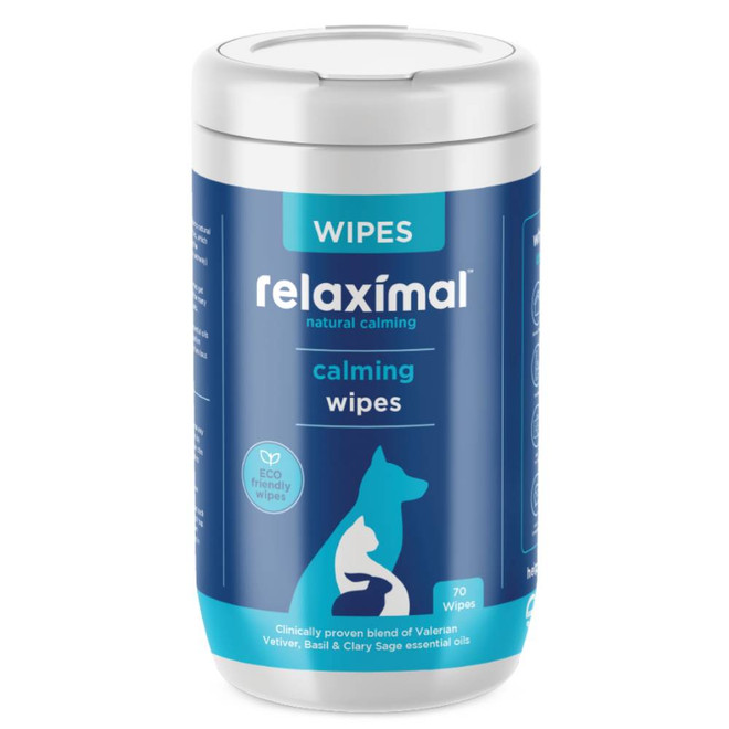 Relaximal Natural Calming Wipes (70 Count)