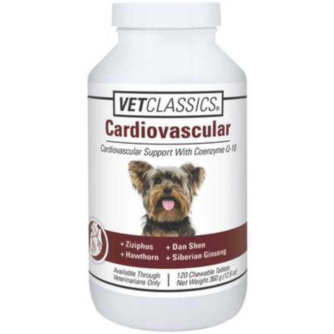 Vet Classics Cardiovascular Canine Support 120 Chewable Tablets