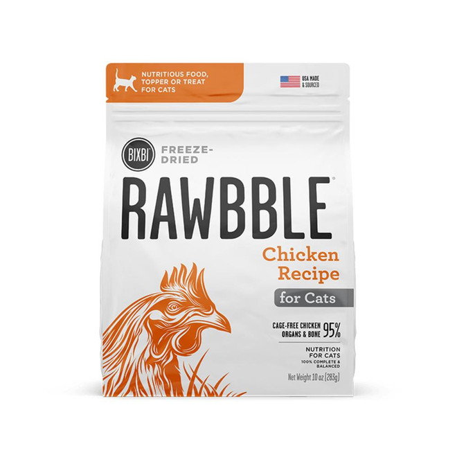 BIXBI CAT RAWBBLE CHICKEN FD 10OZ