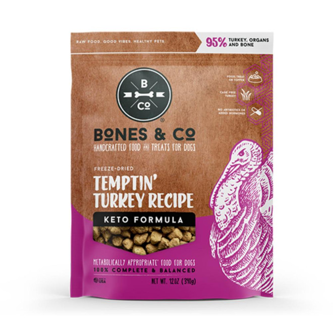 BONES DOG BITES TURKEY FD 12OZ