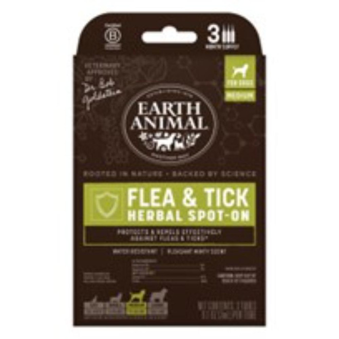 EA DOG NATURES PROTECTION FLEA TICK SPOT ON MEDIUM 3ML 3CT